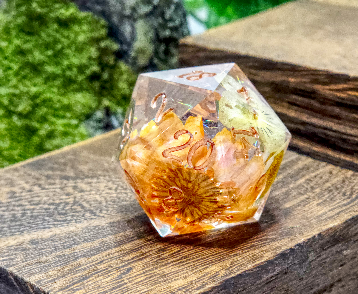 Orange floral