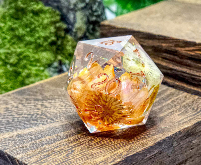 Orange floral