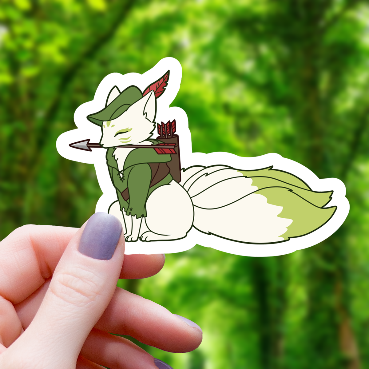 Ranger Kitsune RPG Inspired Sticker - 3